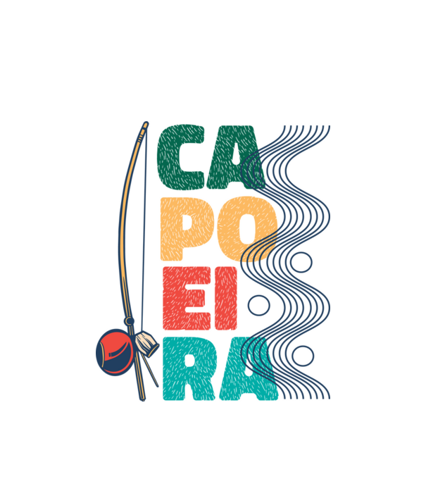 Capoeira minta fehér pólón