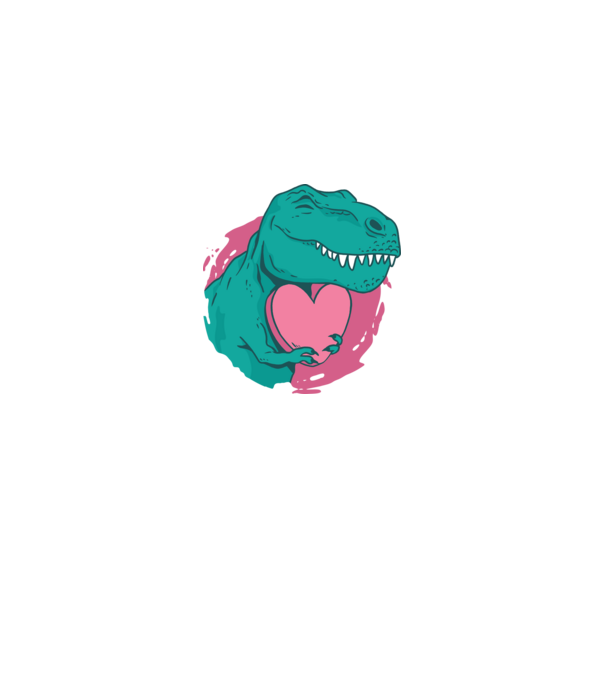 Trex szíecskével minta királykék pólón