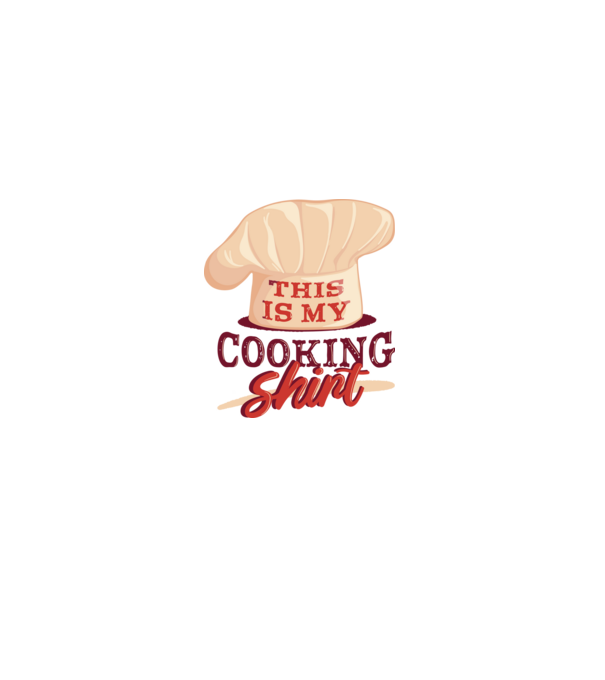 This is my Cooking Shirt minta szürke pólón