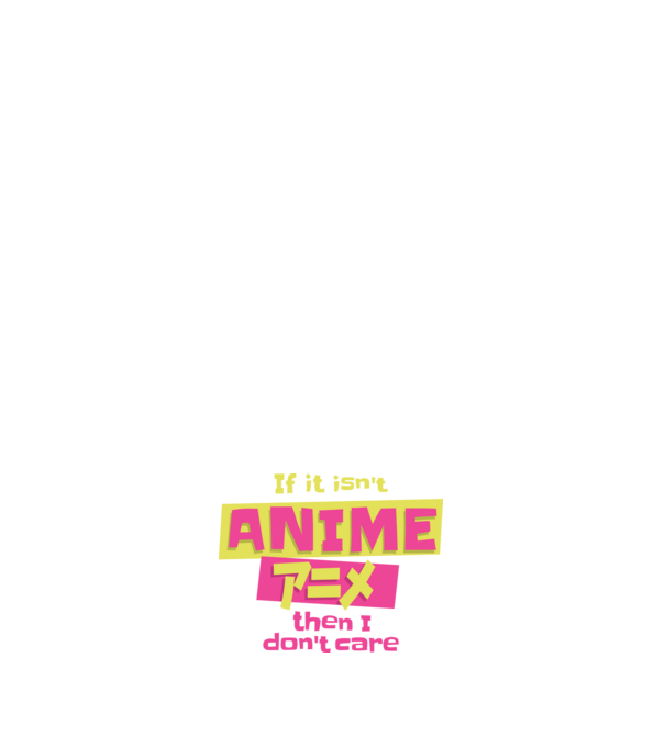 Ha nem lesz Anime, akkor nem is érdekel minta sötétkék pólón