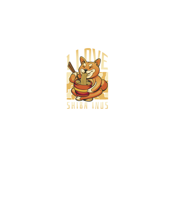 Shiba Inu tészta minta királykék pólón