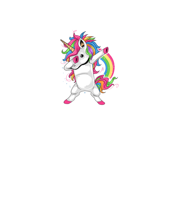 Unicorn Dab minta lila pólón