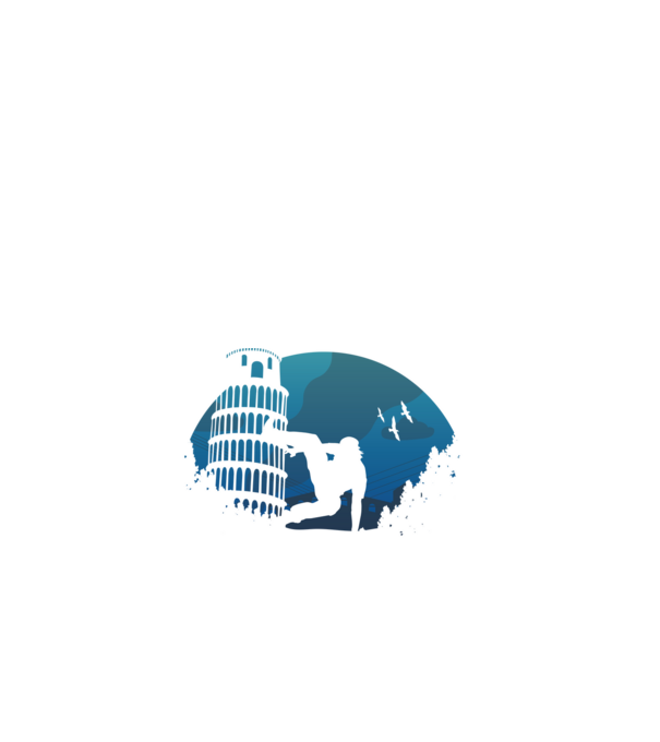 Parkour minta fehér pólón