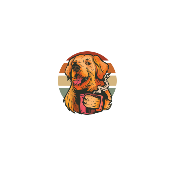Golden retriever minta farmerkék pólón