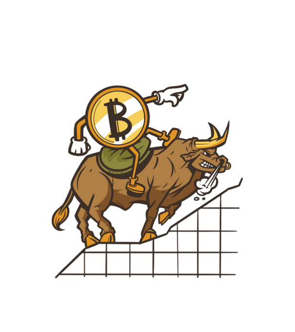 Bitcoin Bika minta fehér pólón