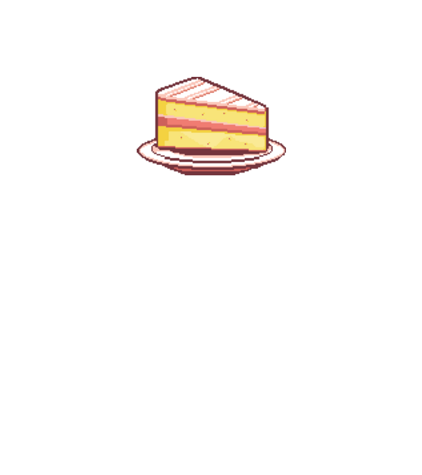 Pixel torta minta fehér pólón