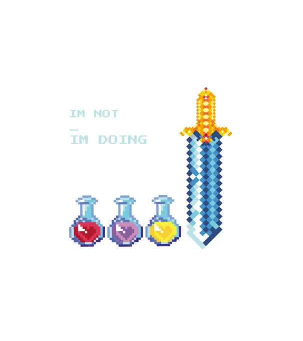PixelQuoteshirt minta fehér pólón