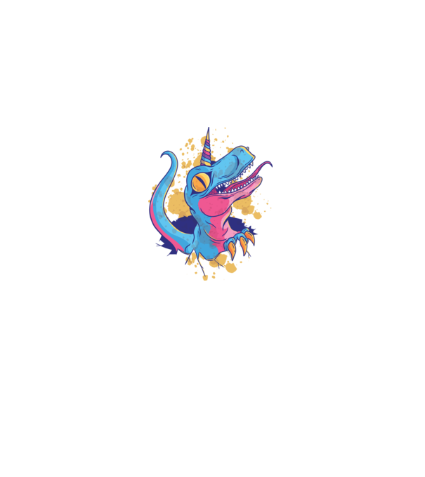Unicornsaurus - Unikornis Dinoszaurusz minta szürke pólón