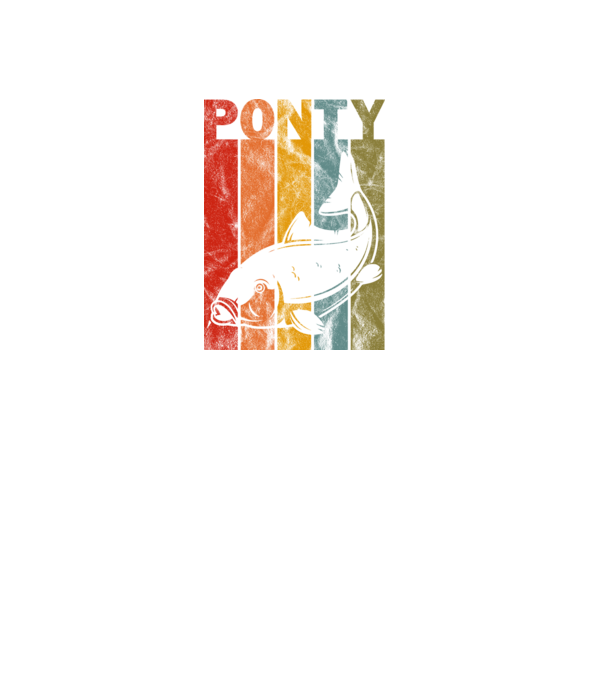 Ponty Retro washed Pecás póló minta fekete pólón