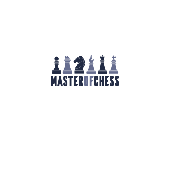 Master of Chess minta piros pólón