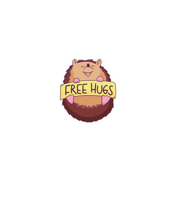 Free Hugs Süni minta szürke pólón