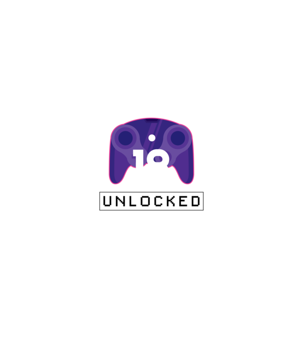 Level 18 Unlocked Gamer Születésnap minta szürke pólón