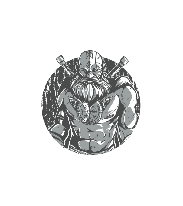 Viking minta fehér pólón