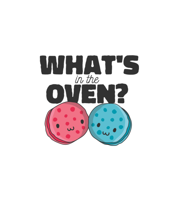 Gender Cookies minta fehér pólón