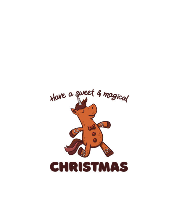 Have a sweet and magical Christmas minta fehér pólón