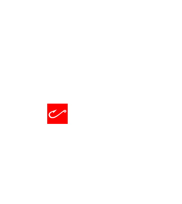 Horgásznikell logo minta fekete pólón