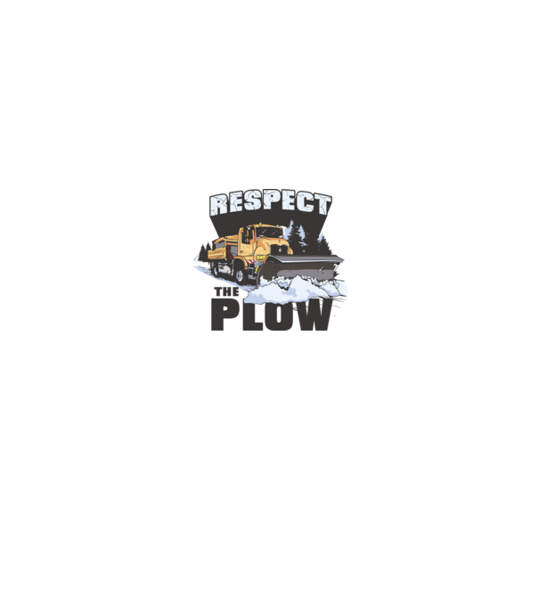 Respect the plow minta fehér/piros pólón
