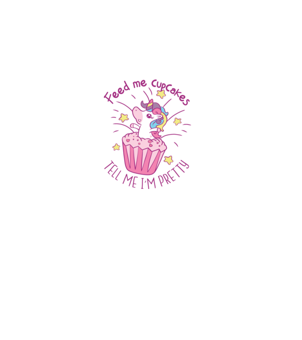Unikornis Muffin minta homokszín pólón