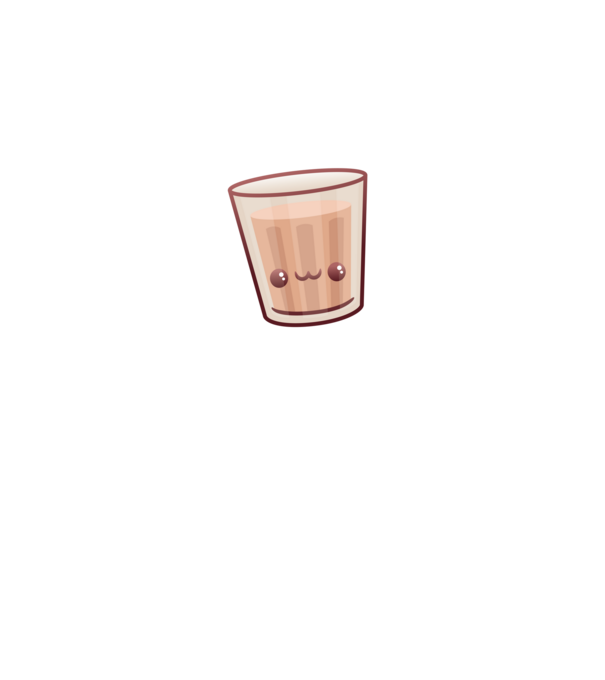 Chai latte minta királykék pólón