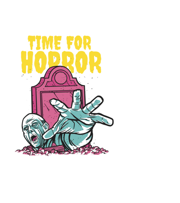 Zombi Horror minta fekete pólón