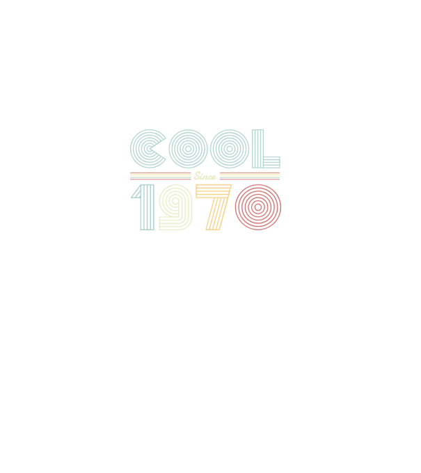 Cool Since 1970 minta fekete pólón