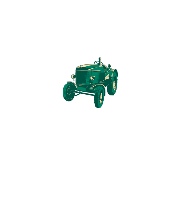 Régi Traktor minta menta pólón