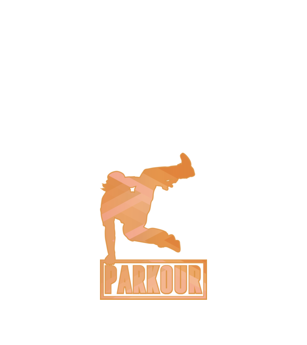 Parkour feliratos póló minta fehér pólón
