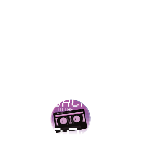 Back to the 90s Vissza a 90-es évekbe minta sötétkék pólón