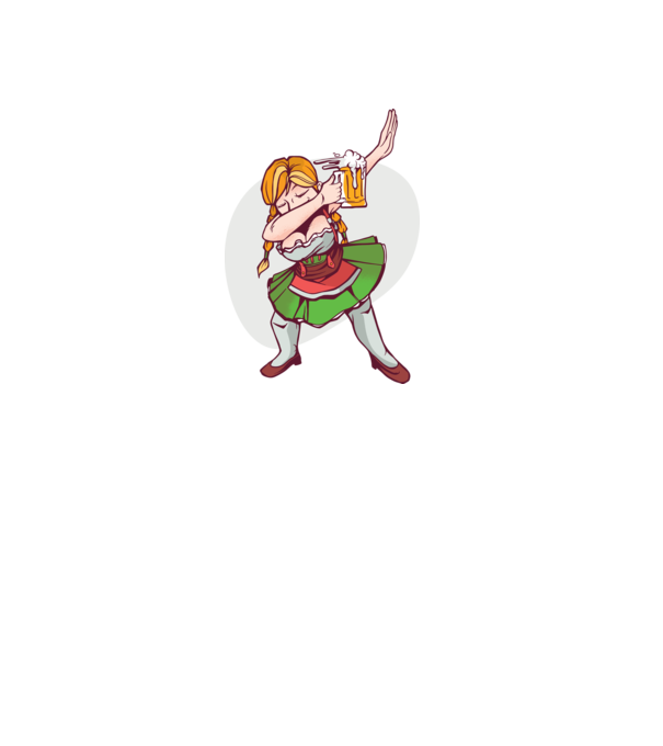 Oktoberfest DAB Lány Korsóval minta lila pólón