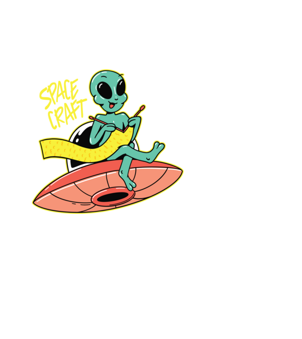 Space Craft minta fehér pólón
