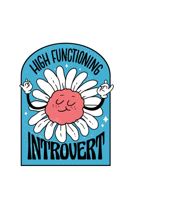 Introvertált minta fehér pólón