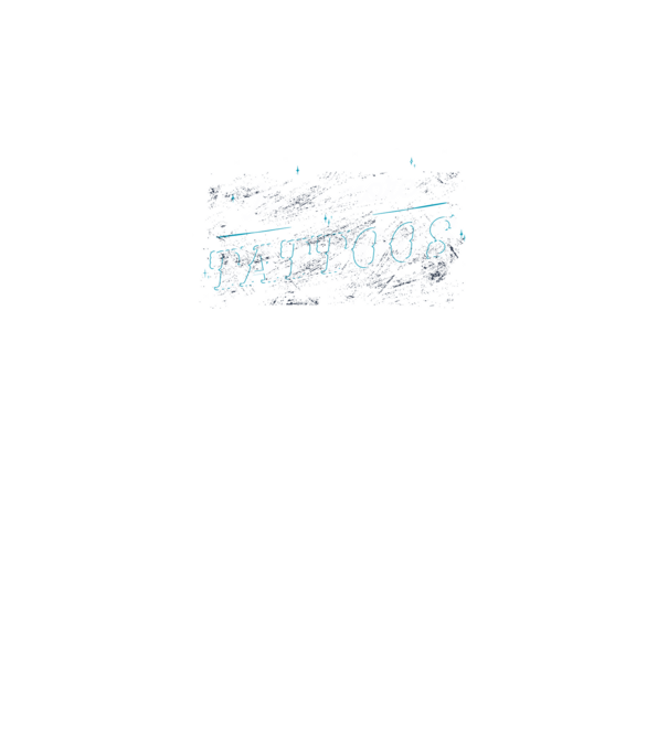 Need More Tattoos minta fekete pólón