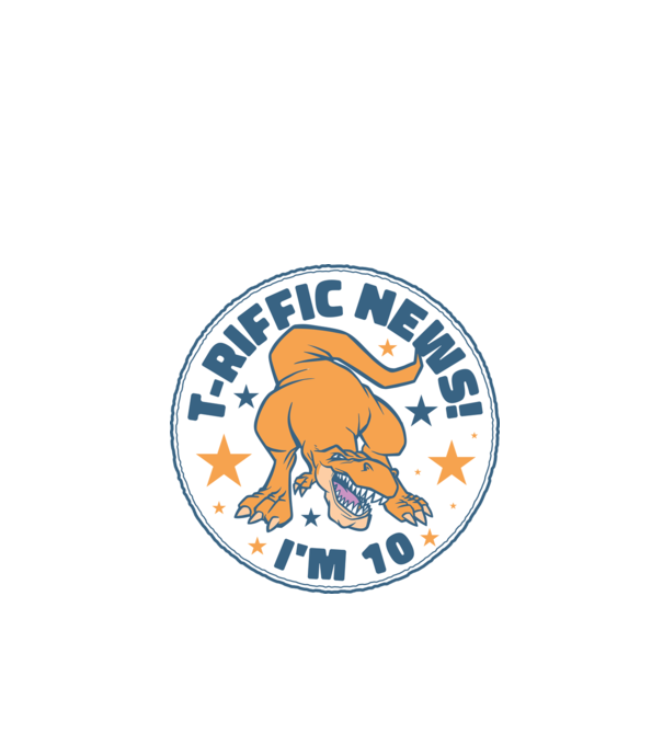 T-rex Terrific news i'm 10 minta türkiz pólón
