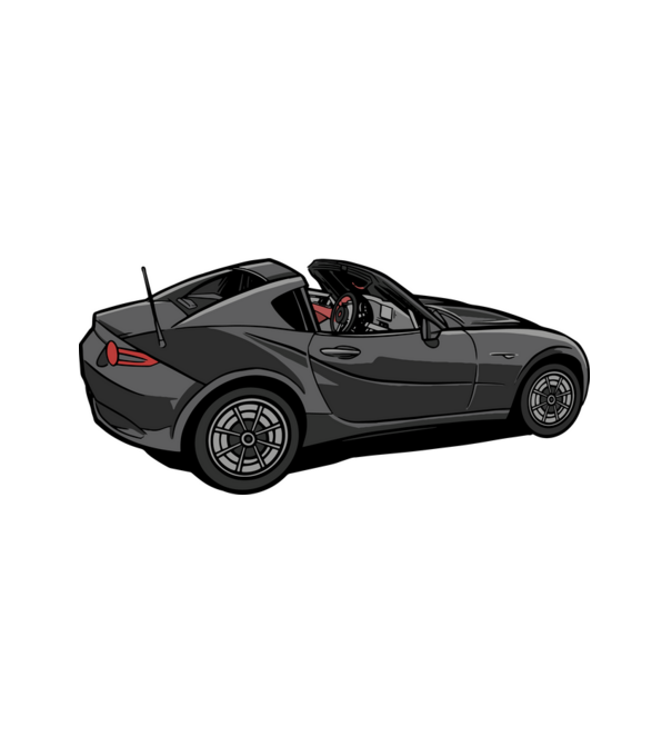 Cabrio minta fehér pólón