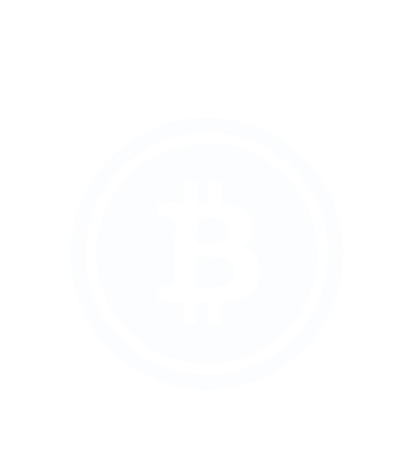 Bitcoin logo minta fehér pólón