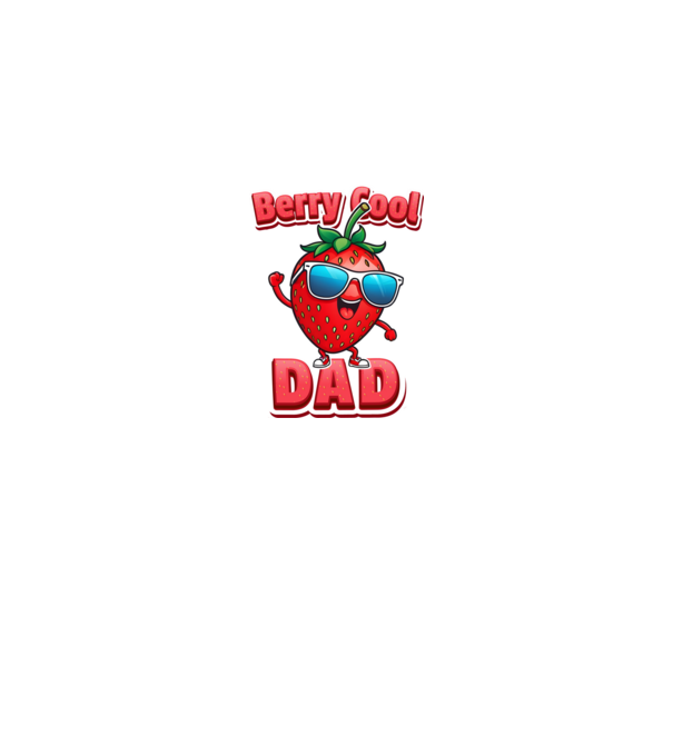 Berry Cool Dad Eper Napszemüvegben minta királykék pólón