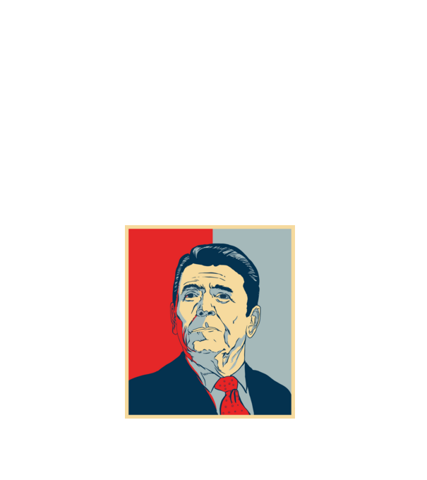 Reagan Hope minta fehér pólón