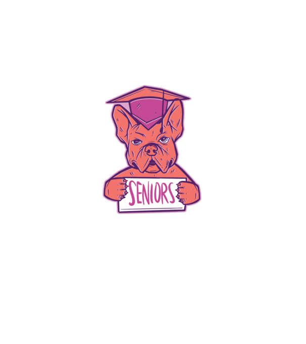 Bulldog minta világos rózsaszín pólón