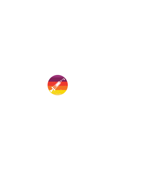 Beoltva Vakcina minta fehér pólón