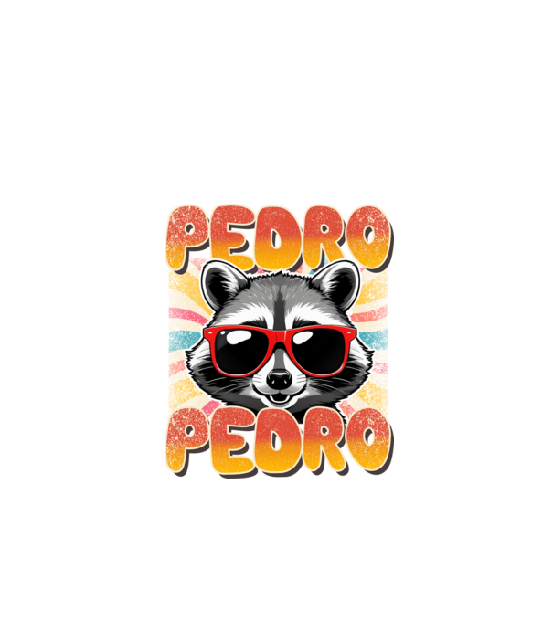 Pedro Pedro Groovy Retro minta fekete pólón