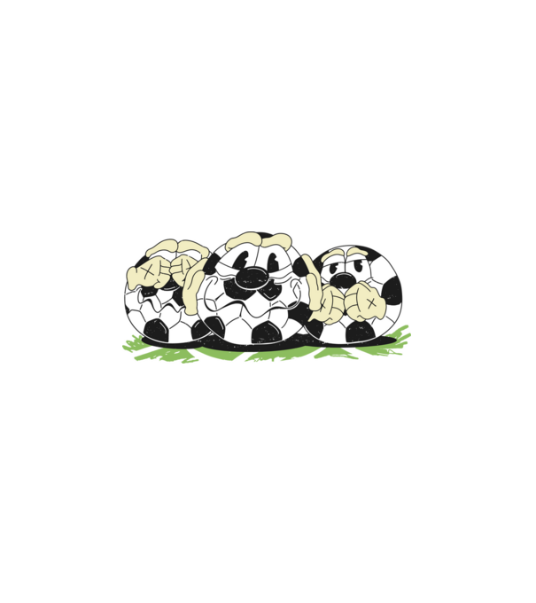 FootballWiseMonkeyStyle minta fehér pólón