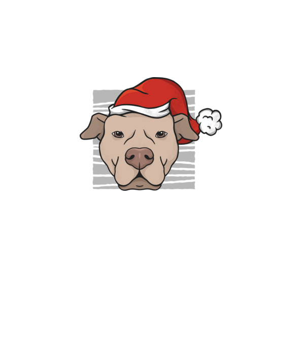 Karácsonyi Pitbull minta türkiz pólón
