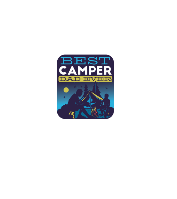 Best Camper Dad - Legjobb Kempingező Apa minta szürke pólón