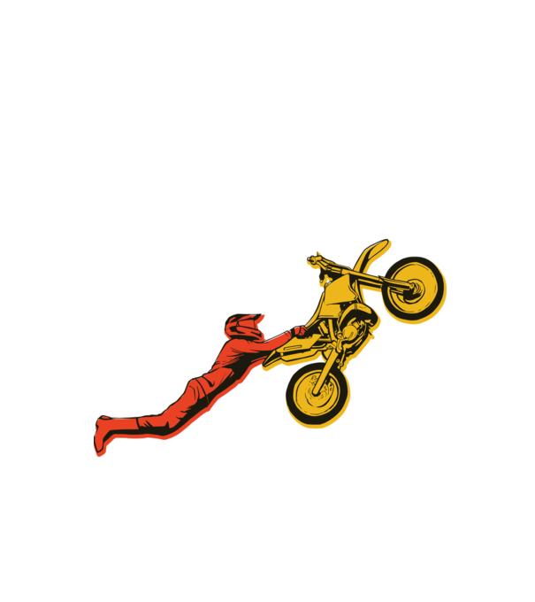 Motoros ugratás minta fekete pólón