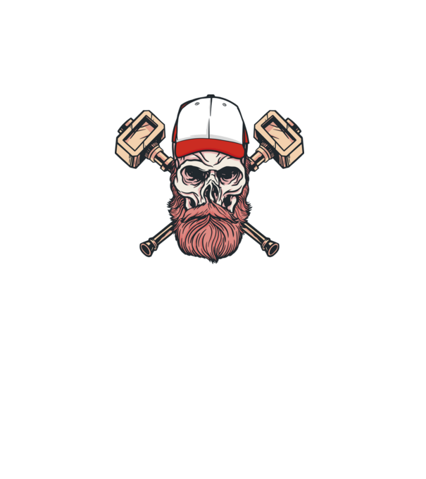 Viking Koponya minta rózsaszín pólón