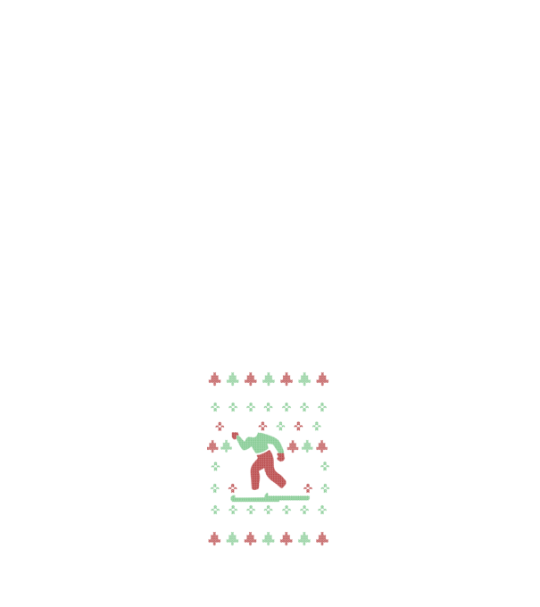 Ugly sweater sífutás minta sötétkék pólón