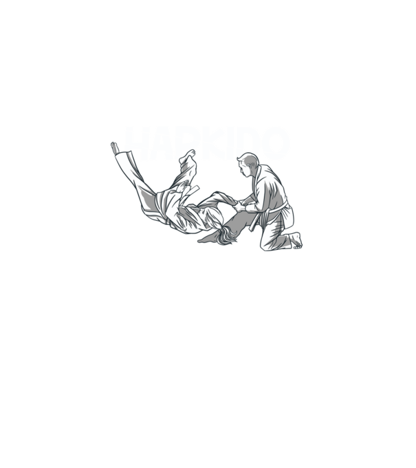 HAPKIDO minta szürke pólón