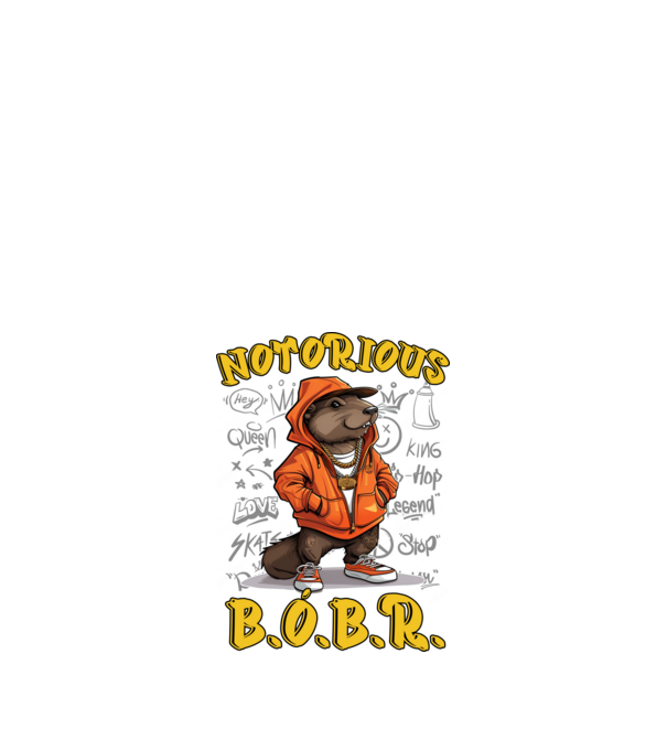 Gangsta Bóbr - Bober minta fekete pólón