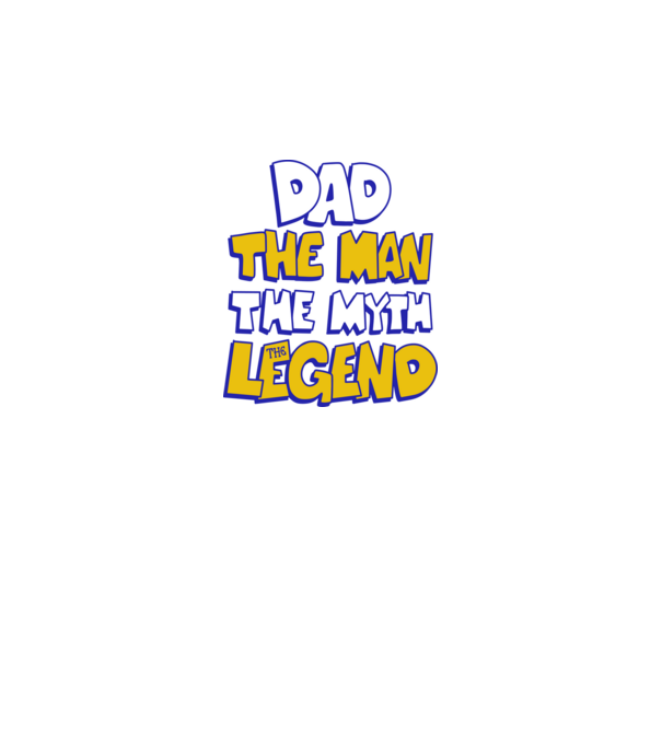 Dad the Man, the Myth, the Legend - Apa a legenda minta szürke pólón