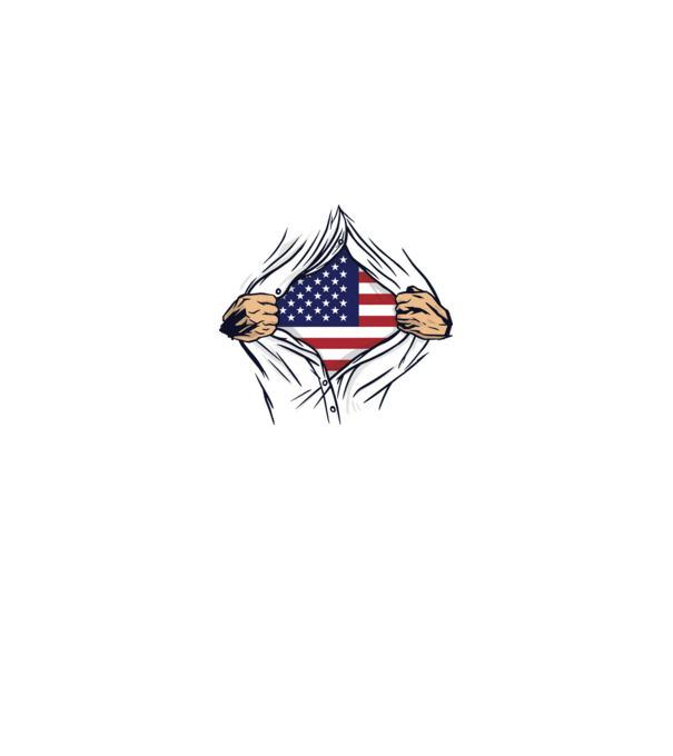 USA minta királykék pólón